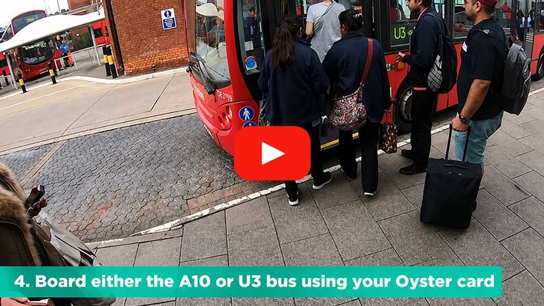 Play Video - Travelling to campus by Bus 