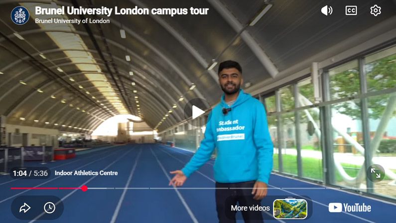 Play Video - Brunel University of London campus tour